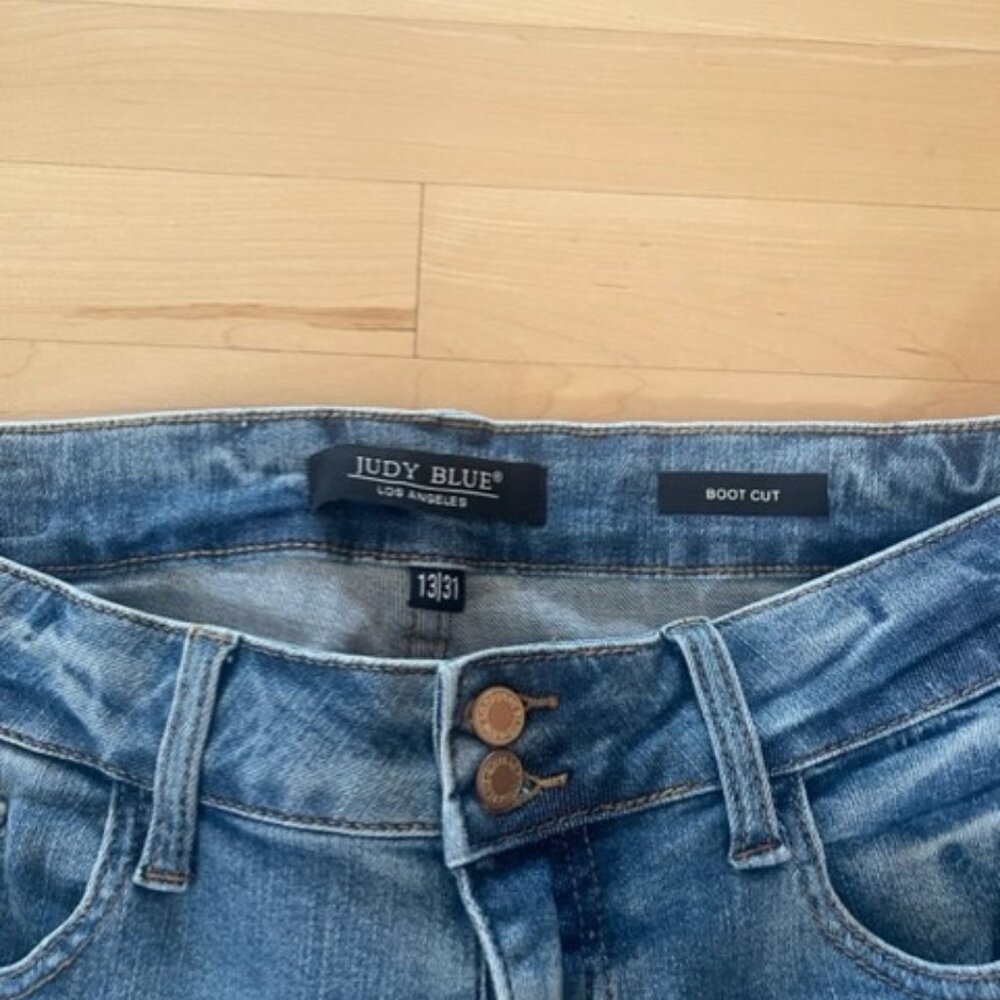 Judy Blue Double Button Bootcut